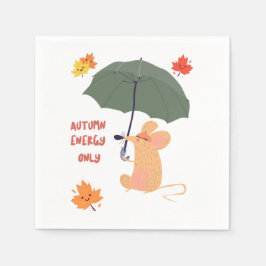 Alleen herfstenergie servet