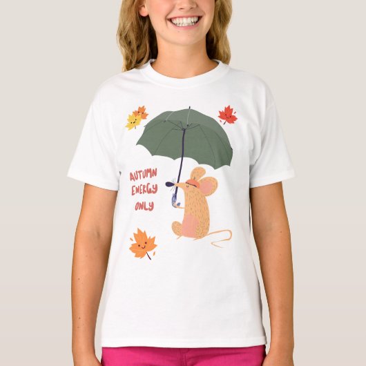 Alleen herfstenergie t-shirt (Voorkant)