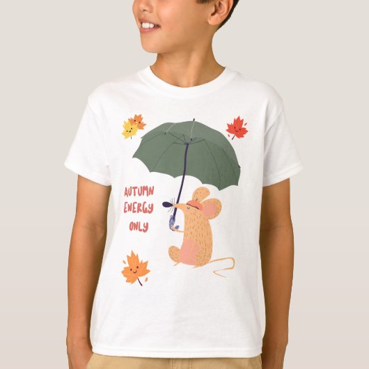 Alleen herfstenergie t-shirt (Voorkant)