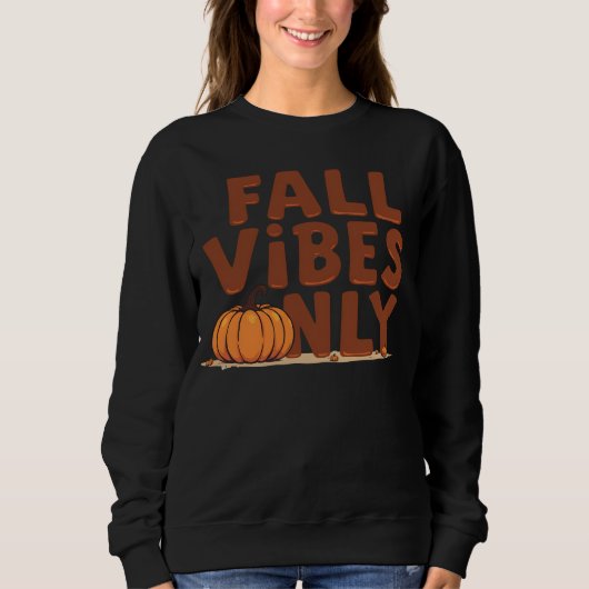 alleen herfststemming trui (Voorkant)