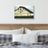 Alleen herinneringen, een schuur die ooit was canvas afdruk (Insitu (Slaapkamer))