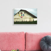 Alleen herinneringen, een schuur die ooit was canvas afdruk (Insitu (Woonkamer))