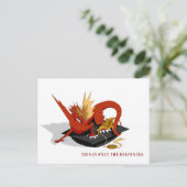 Alleen het Afstuderen Poscard van de Koninklijke D Briefkaart (Staand voorkant)