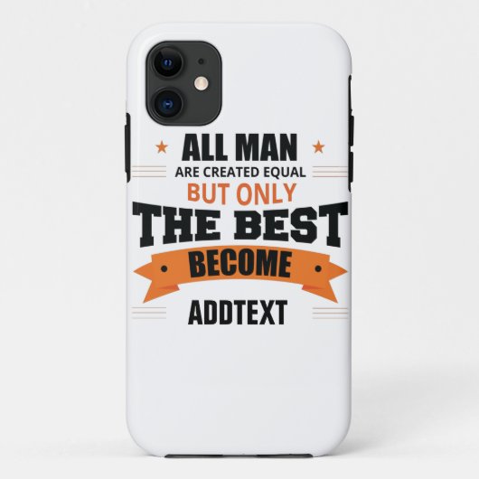 Alleen het beste wordt... Case-Mate iPhone case (Achterkant)