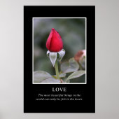 Alleen het hart kent ware schoonheid poster (Voorkant)