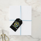 Alleen het puntje, dat beloof ik, biljart cadeaulabel (Met Touw)