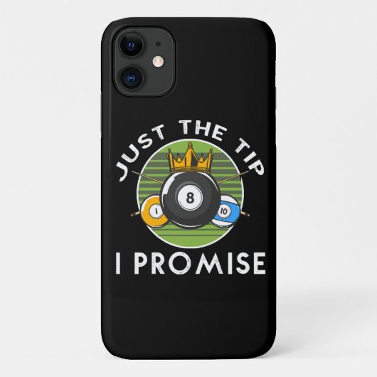 Alleen het puntje dat beloof ik biljart Case-Mate iPhone case (Achterkant)