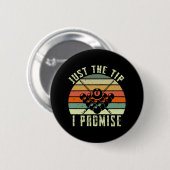 Alleen het puntje, dat beloof ik, Biljart Ronde Button 5,7 Cm (Voorkant /achterkant)