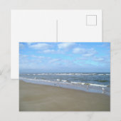 Alleen het strand briefkaart (Voorkant / Achterkant)