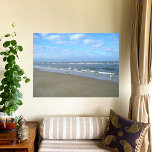 Alleen het strand canvas afdruk<br><div class="desc">Alleen het strand is in Nederland op de noordkust van Nederland genomen tijdens een zomermiddagwandeling. De provincie Noord-Holland heeft een strand voor elke keer en naar mijn mening een van de mooiste stranden van de wereld. Het strand is enorm en pure natuur. Het heeft prachtig fijn zand en eindeloze ruimte...</div>