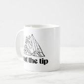 Alleen het topje koffiemok (Voorkant links)