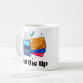 Alleen het topje koffiemok (Voorkant links)