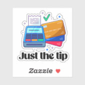 Alleen het topje sticker (Vel)