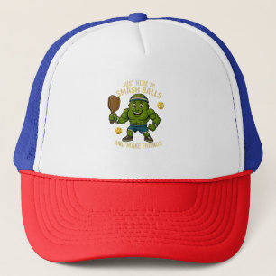 Alleen hier om ballen te smashen en vrienden te ma trucker pet