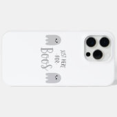 Alleen Hier voor Boos Cute Ghost Halloween iPhone Case-Mate iPhone Case (Achterkant (horizontaal))