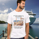 Alleen hier voor Buffet Cruise Ship T-shirt<br><div class="desc">Dit ontwerp kan op het gebied worden gepersonaliseerd dat door de foto en/of tekst te veranderen wordt verstrekt. Of het kan worden aangepast door te klikken deze Sjabloon personaliseert en dan de klik te kiezen om verdere optie aan te passen en de kleur van de achtergrond te schrappen of te...</div>