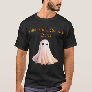 Alleen Hier voor de Boos Cute Ghost Halloween T-Sh T-shirt