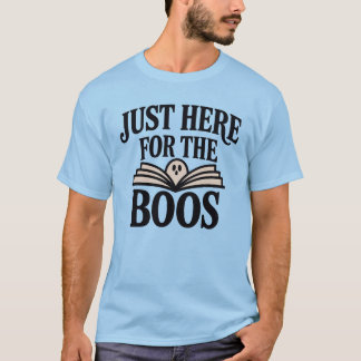 Alleen Hier Voor De Boos, Halloween Boek Liefhebbe T-shirt