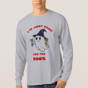 Alleen Hier Voor De Boos - Halloween Feest Design T-shirt