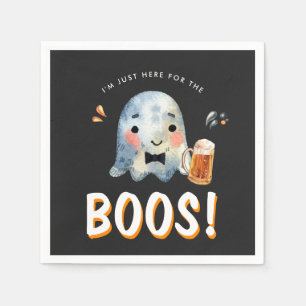 Alleen hier voor de Boos Halloween Feest Servet