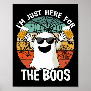 Alleen Hier Voor De Boosjes Grappig Halloween Bier Poster