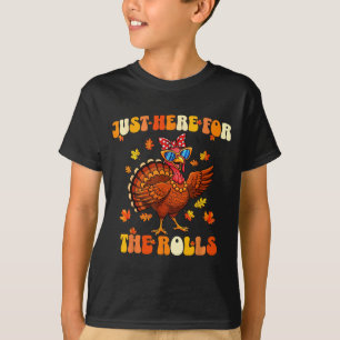 Alleen Hier Voor De Broodjes Thanksgiving Diner Ki T-shirt