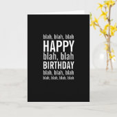 Alleen hier voor de Cake Funny Happy Birthday Kaar Kaart (Gele Bloem)