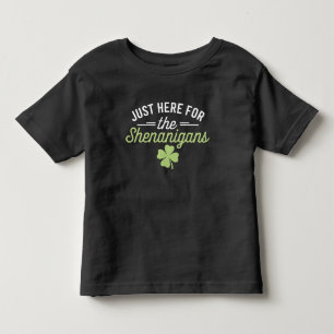Alleen Hier Voor De Grappen St. Patrick's Dag Kinder Shirts