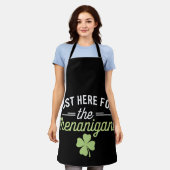 Alleen Hier Voor De Grappen St. Patrick's Dag Schort (Gedragen)