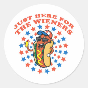 Alleen hier voor de Wieners Ronde Sticker
