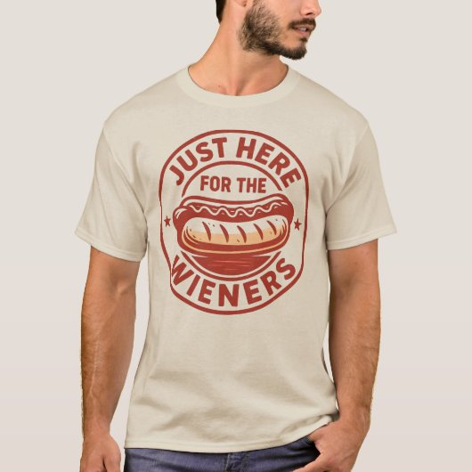 Alleen hier voor de Wieners T-shirt (Voorkant)