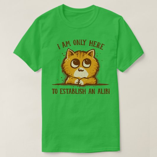 Alleen hier voor het Alibi T-shirt (Design voorkant)