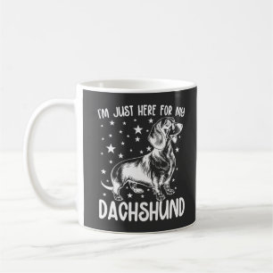 Alleen hier voor mijn Dachshund hondenliefhebber C Koffiemok