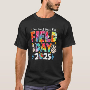 Alleen Hier Voor Veld Dag Tie Dye Vredesteken Lera T-shirt