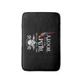 Alleen    hierRum en Booty Pirate & Parrot Pirate Badmat (Voorkant Verticaal)