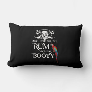 Alleen    hierRum en Booty Pirate & Parrot Pirate Kussen
