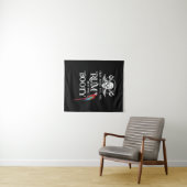 Alleen    hierRum en Booty Pirate & Parrot Pirate Wandkleed (In Situ (horizontaal))