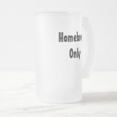 Alleen Homebrew Matglas Bierpul (Voorkant rechts)