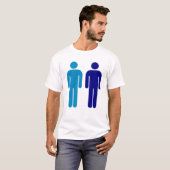 Alleen homepage Mannen T-shirt (Voorkant volledig)