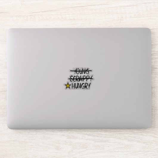 Alleen hongerige sticker (Computer)