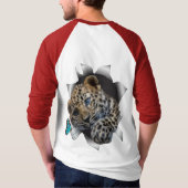 Alleen Hunt met een zoomlijn T-shirt (Achterkant)