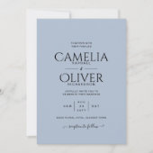 Alleen huwelijksuitnodiging kaart (Voorkant)