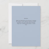 Alleen huwelijksuitnodiging kaart (Achterkant)