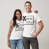 Alleen hyphy t-shirt (Unisex)
