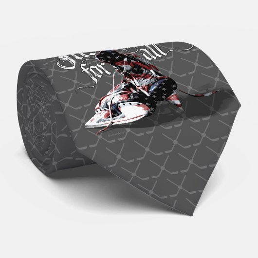 Alleen Ice for All (Hockey)-Stropdas Stropdas (Opgerold)