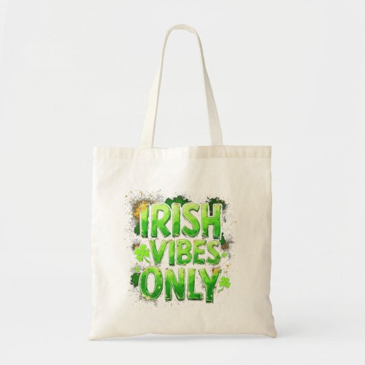Alleen Ierse vibes Tote Bag (Voorkant)