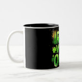 Alleen Ierse vibes Tweekleurige Koffiemok (Links)