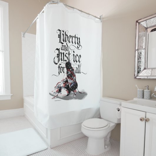 Alleen IJs voor iedereen (Hockey) Douchegordijn (In situ)