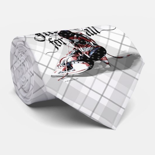 Alleen IJs voor iedereen (Hockey) Stropdas (Opgerold)