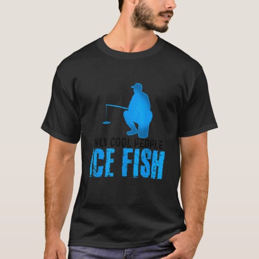 Alleen ijsvis Vist ijsijs T-shirt (Voorkant)